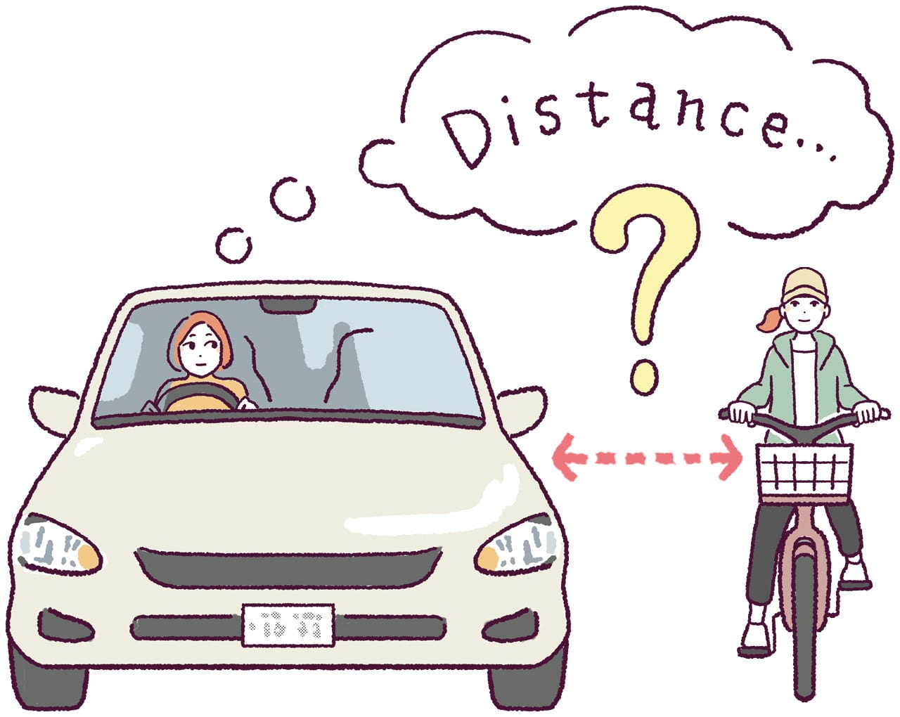 車ドライバーの自転車回避問題
