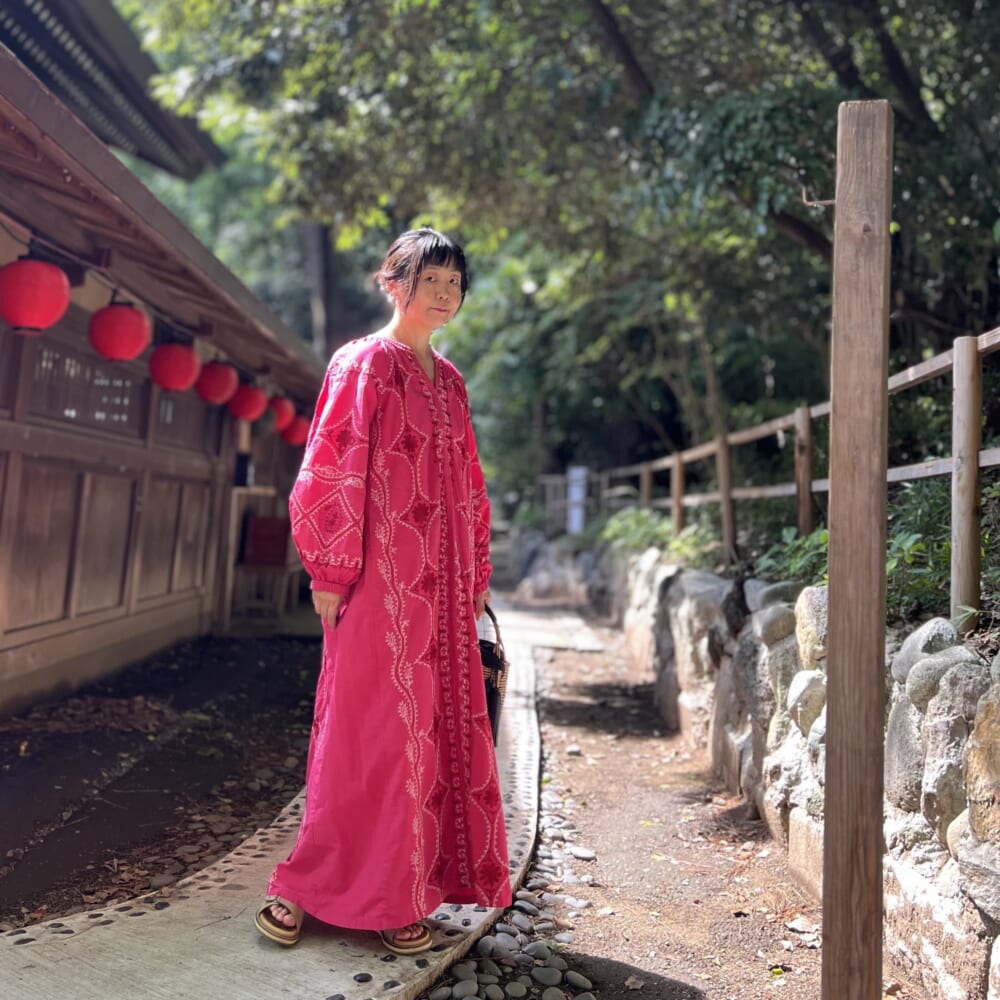 C.Linen Diamond Aari Emb Dress sara mallika
LEE100人隊コラボ・ 2色内袋付きかごバッグ The Bagmati