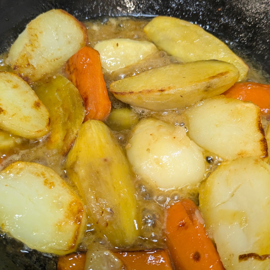 グリル野菜 チキンステーキ付け合わせ
