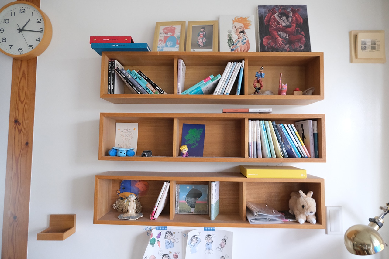 壁に付けられる家具 箱