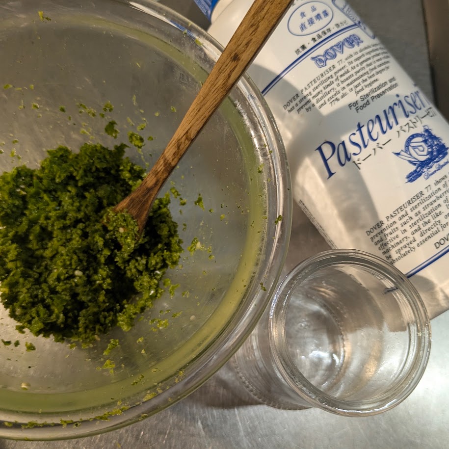 柚子胡椒作り コポ 季節の手仕事