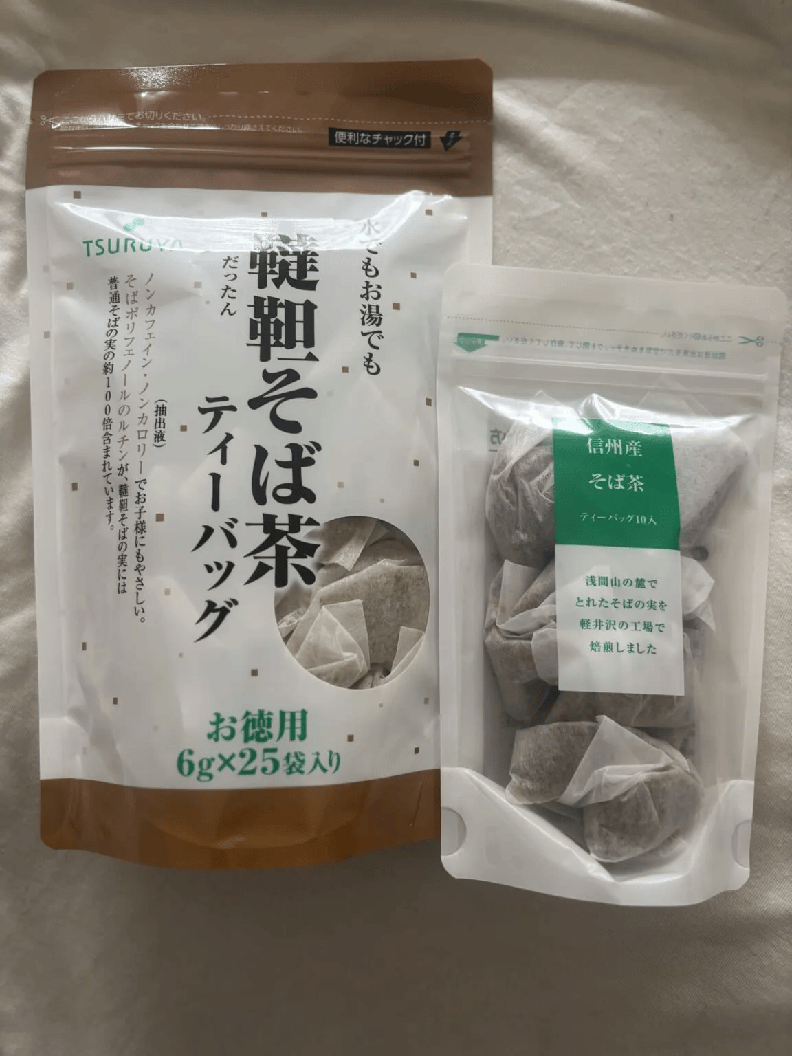 【ツルヤ】「韃靼そば茶」、「ツルヤ信州そば茶」