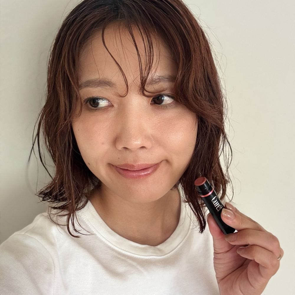 キュレル リップケアクリーム セラミド 美発色ピンク ベージュ レッド ボルドー