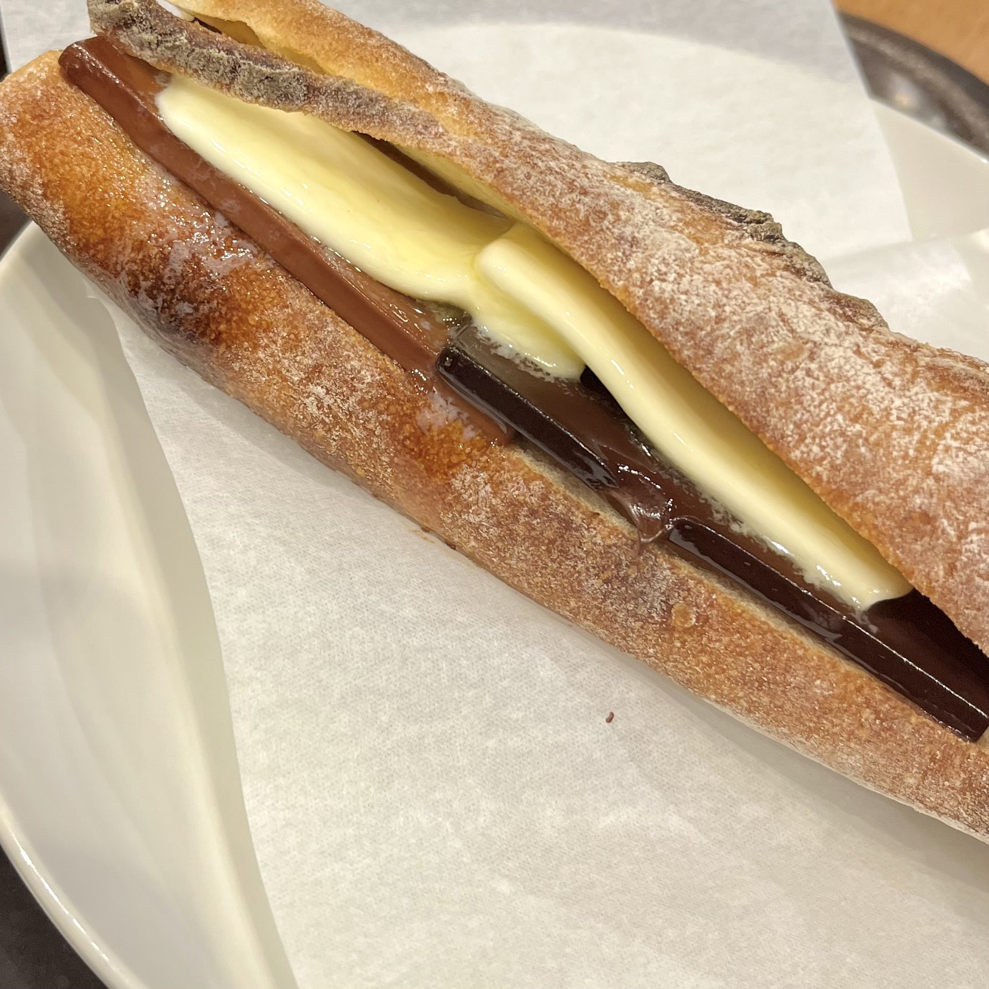 パン バゲット サンドイッチ チョコレート