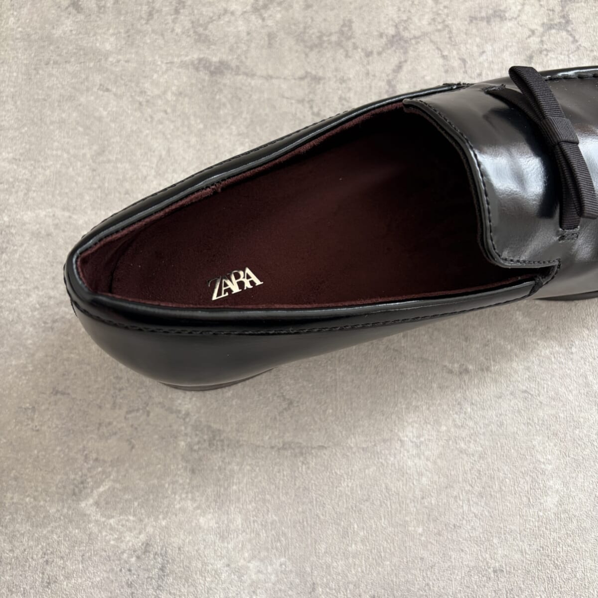 ZARA リボンローファー 40代