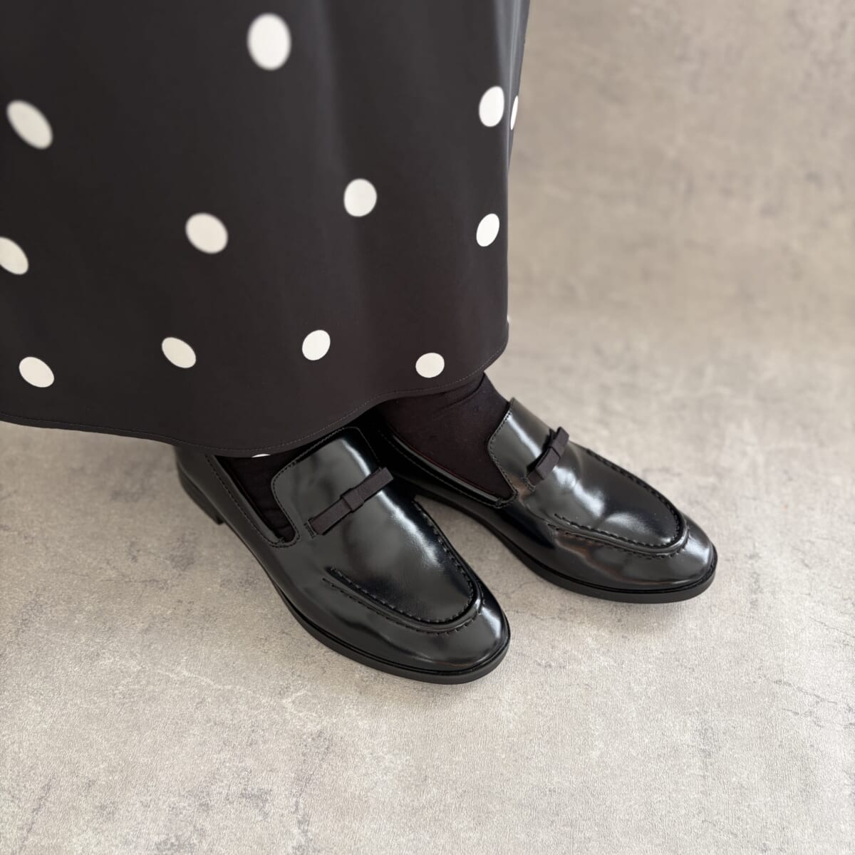 ZARA リボンローファー 40代