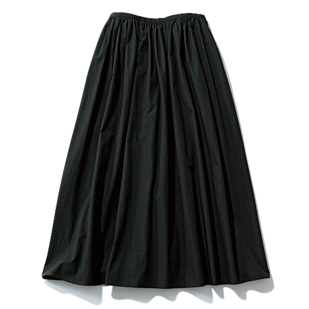 20th Anniv. LEE限定 12closet（トゥエルブクローゼット）【洗える】【石上美津江さんコラボ】チェックギャザースカート
