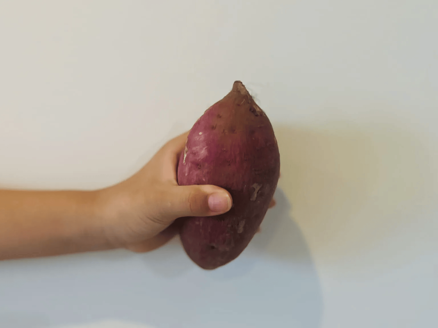 「さつまいもおばけチップス」材料のさつまいも