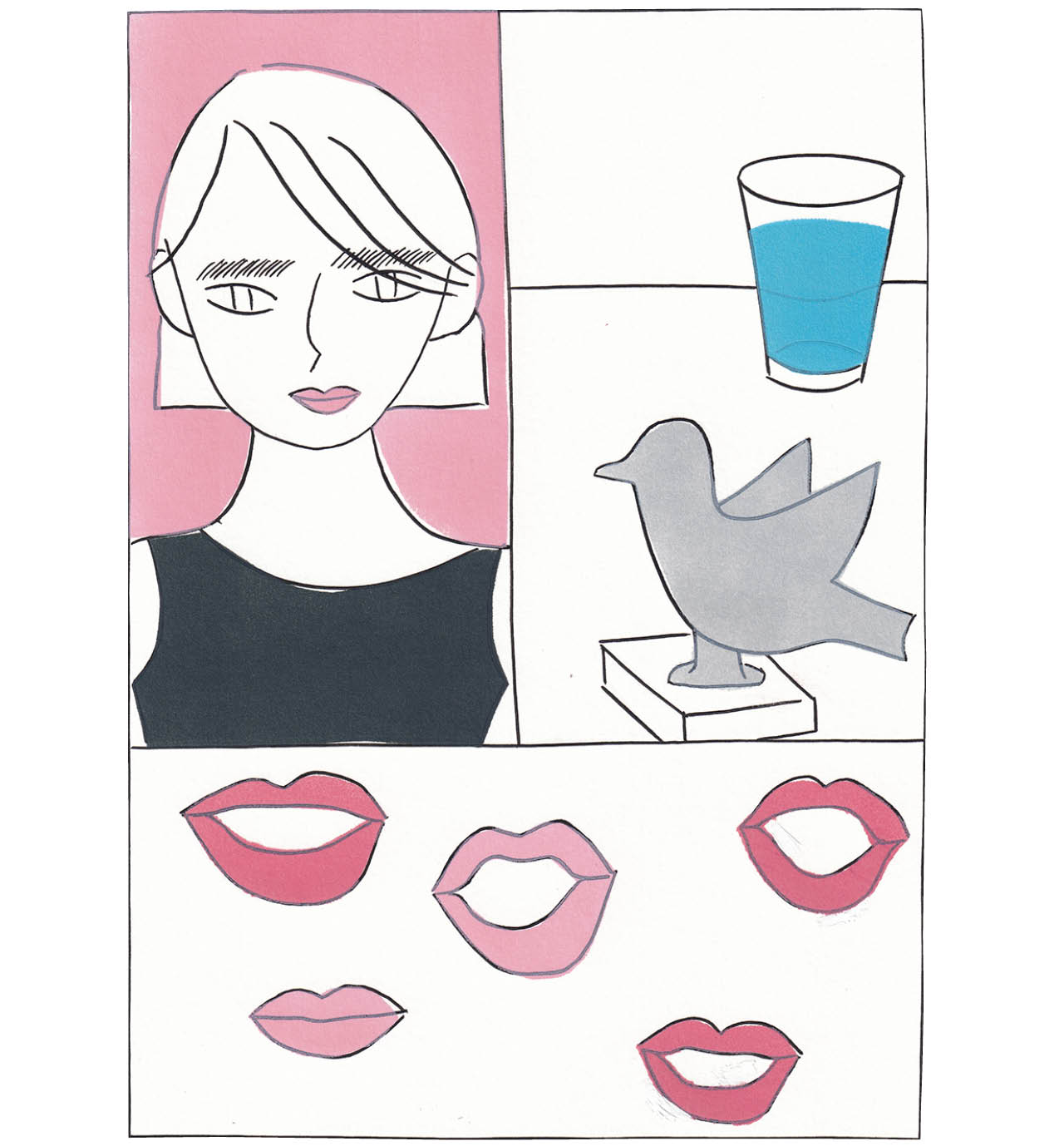 「気が滅入るけど気が滅入る話をします」イラスト