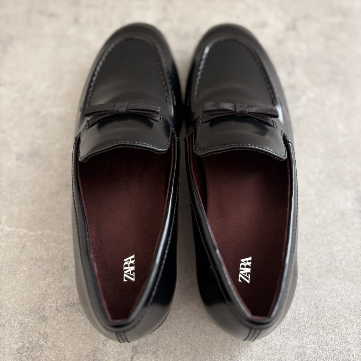 ZARA リボンローファー 40代