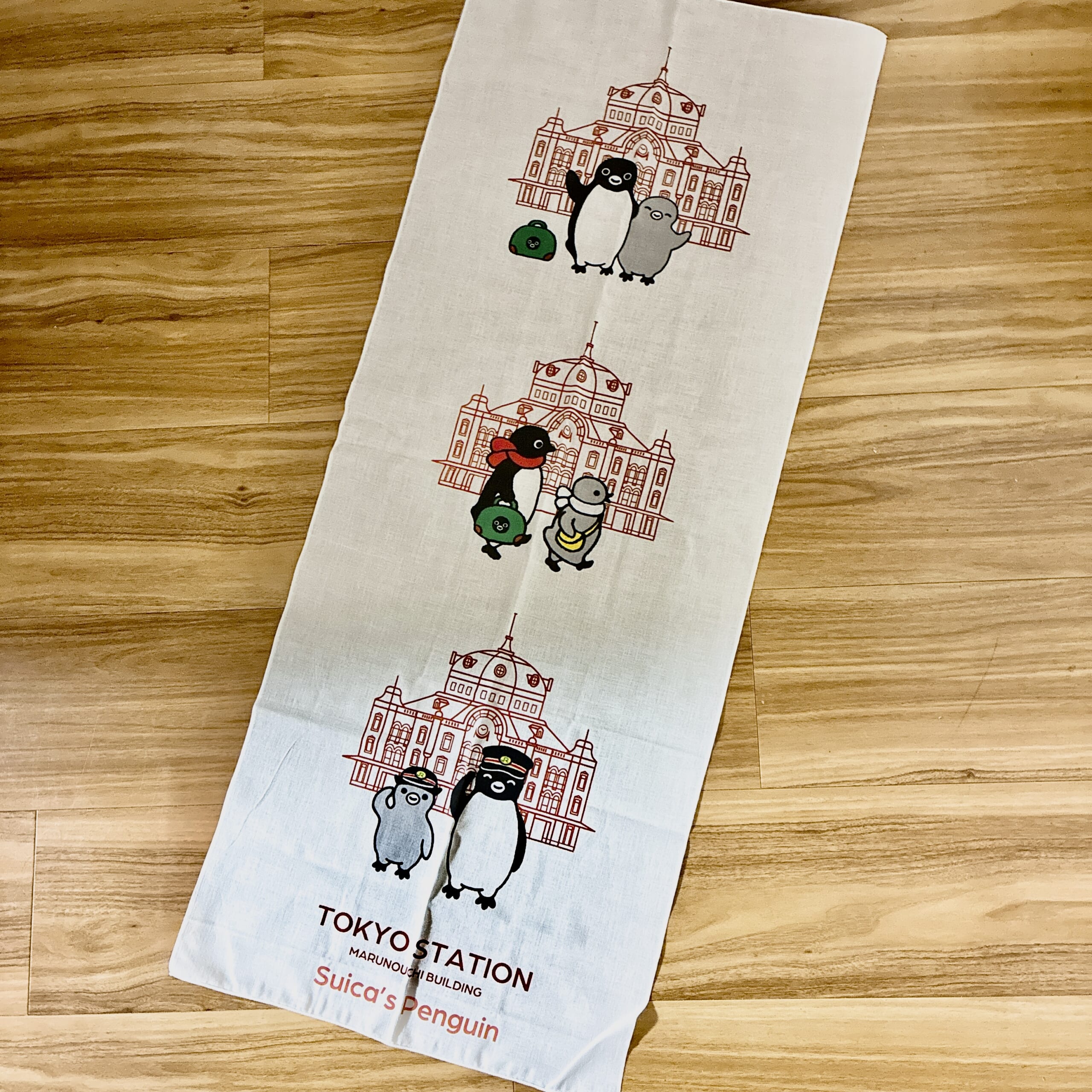 Suicaのペンギン 東京駅 手ぬぐい