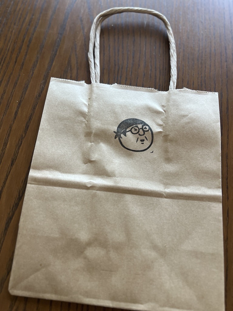 「まさる漬け」を購入した際についていたショッパー
