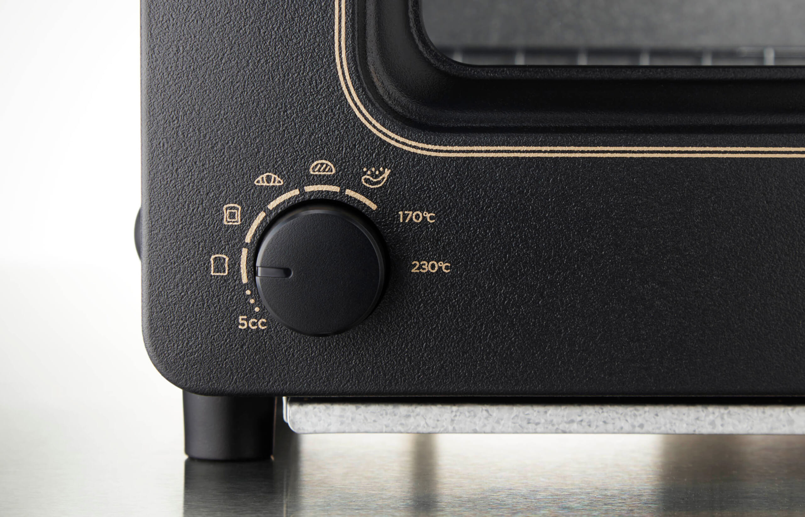 「BALMUDA The Toaster」モード選択部分のアップ