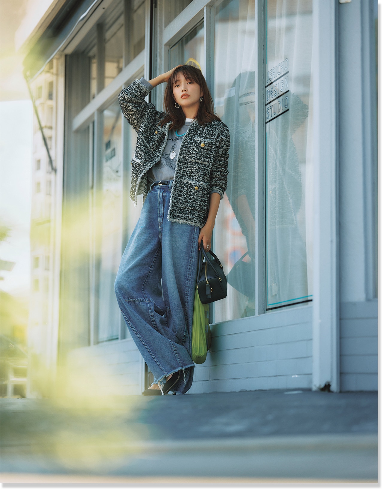 2026年LEE11月号PROLOGUE『“最旬はおりもの”で過ごす6DAYS』Day 1 Tweed Jacket