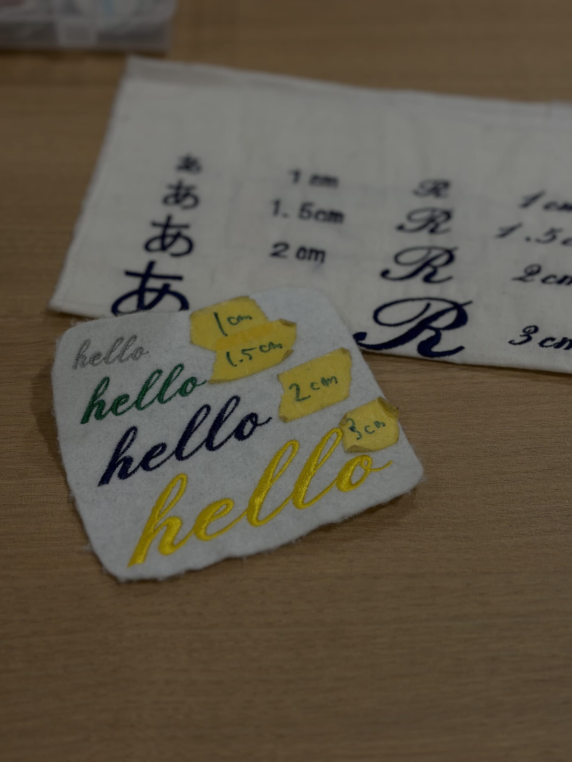 「RE.UNIQLO STUDIO」刺繍サンプル