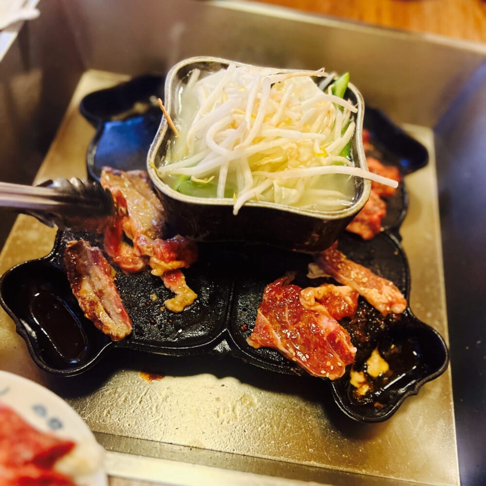 長野県岡谷市 焼肉ジンギスカン縁結岡谷店 義経鍋