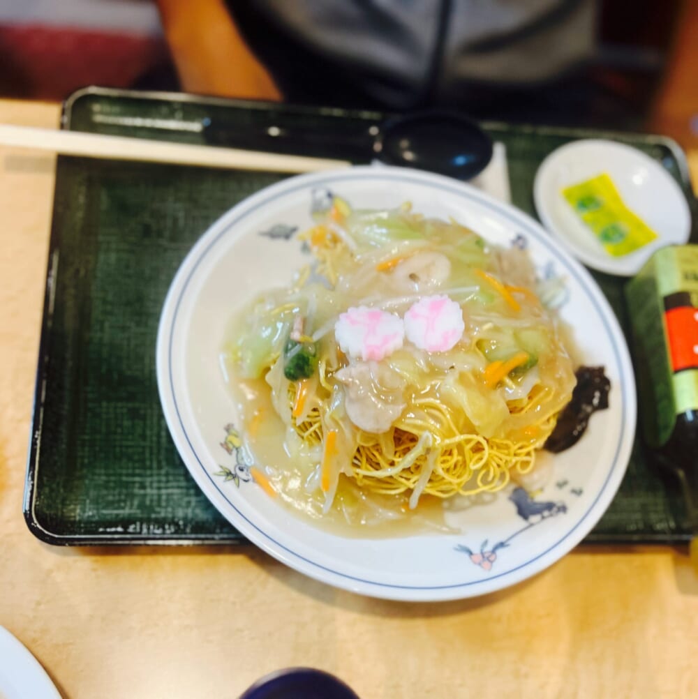 かたやきそば 【長野県大町市】みんなのテンホウ大町店 当地チェーンレストラン 中華