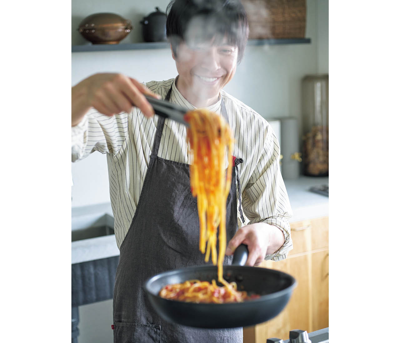 コウさんのトマトソーススパゲッティ