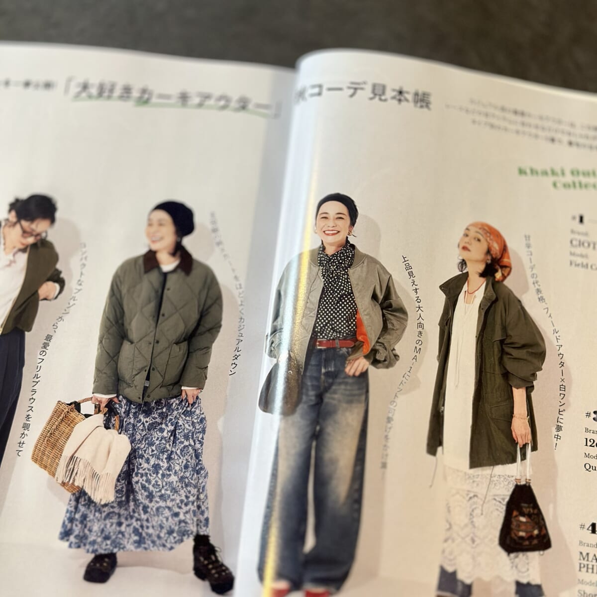 LEE11月号 カーキアウター