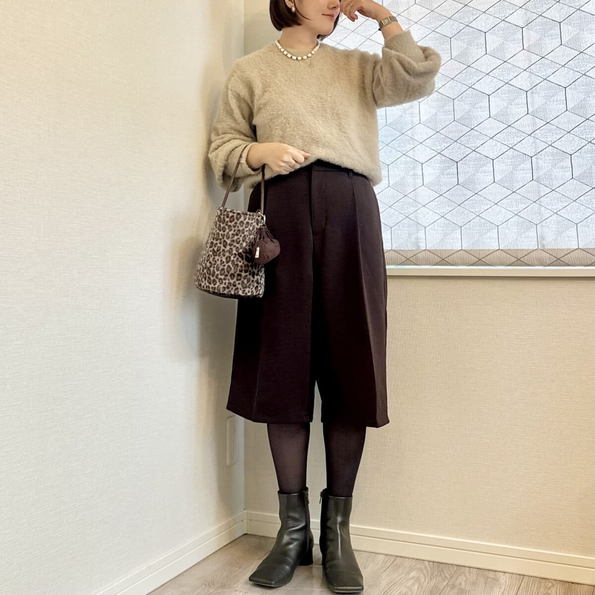大人のハーフパンツコーデ