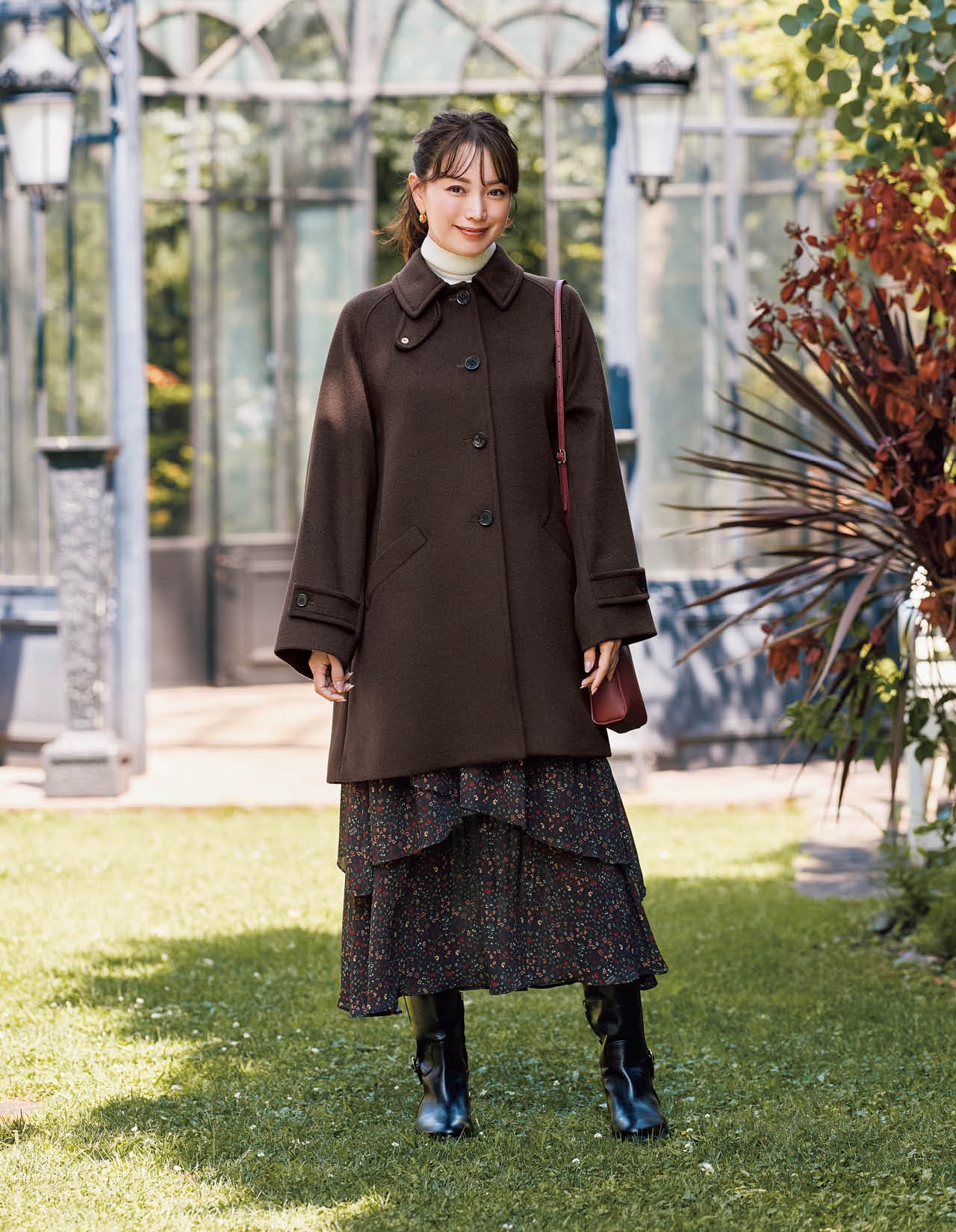 蛯原友里さんのマッキントッシュ フィロソフィー WELBURY［ ウェルベリー ］人気シリーズ第1号の新色コーデ