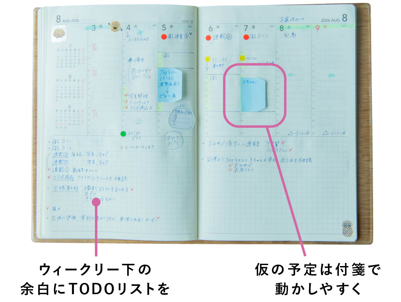 柳沢小実さんの仕事の手帳