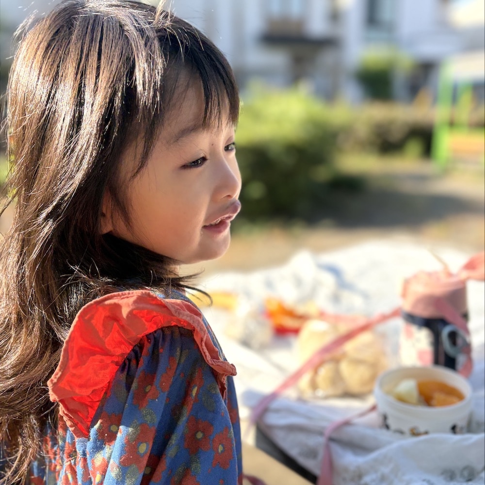 公園であさごはん　子ども　レジャー　ピクニック