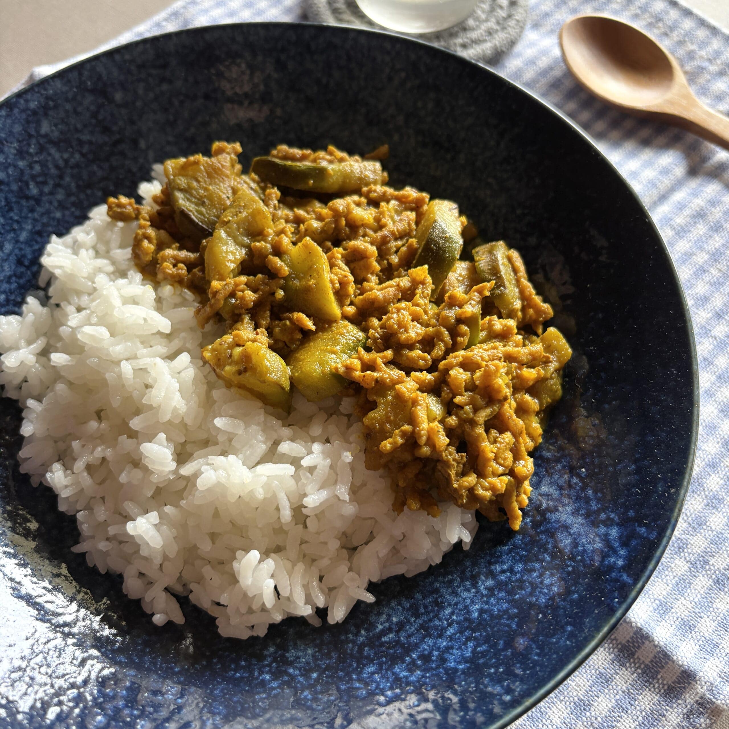 コウケンテツの定番料理。ナスのキーマカレー
