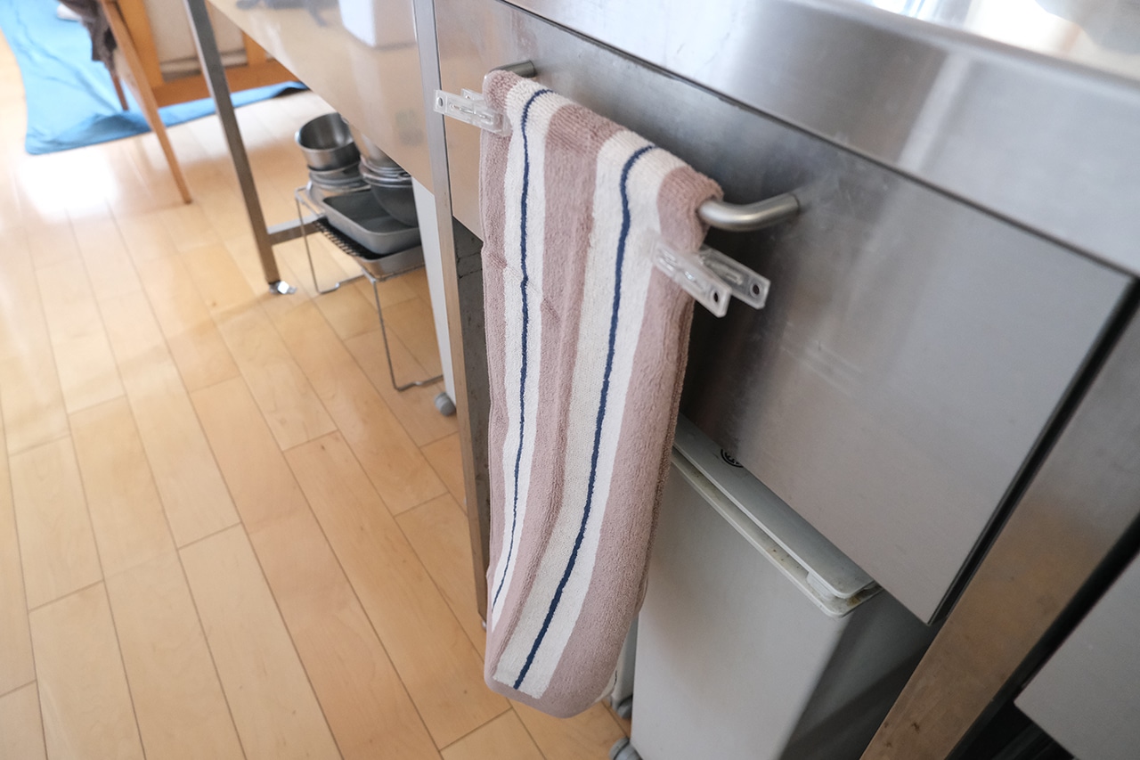 ふっくらパイルフェイスタオル(590円)使用シーン