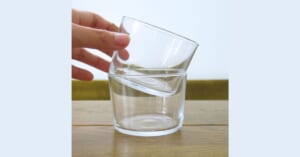 無印良品の「強化ガラス ボデガＳ」(￥390)を