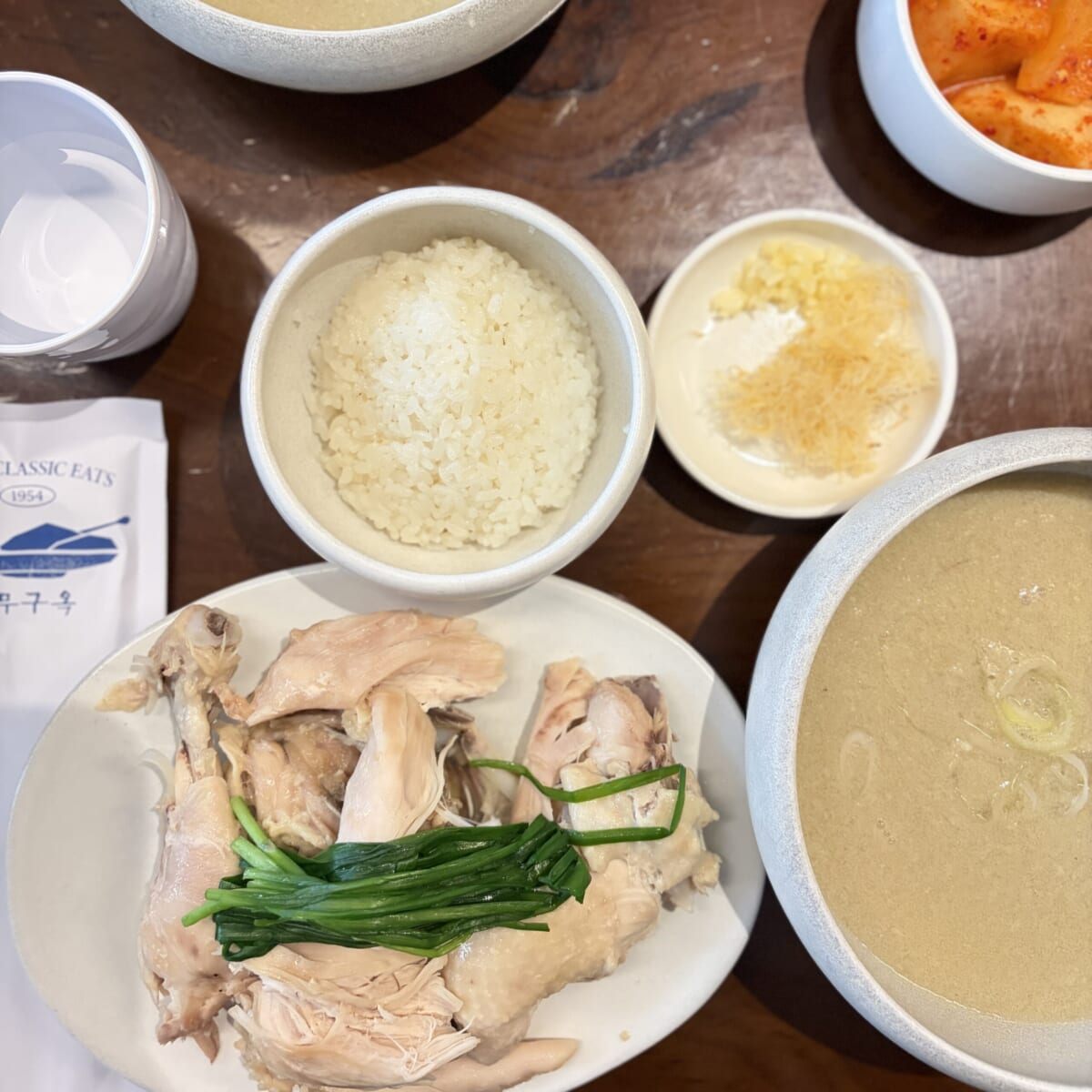 韓国　ムグオク　ランチ