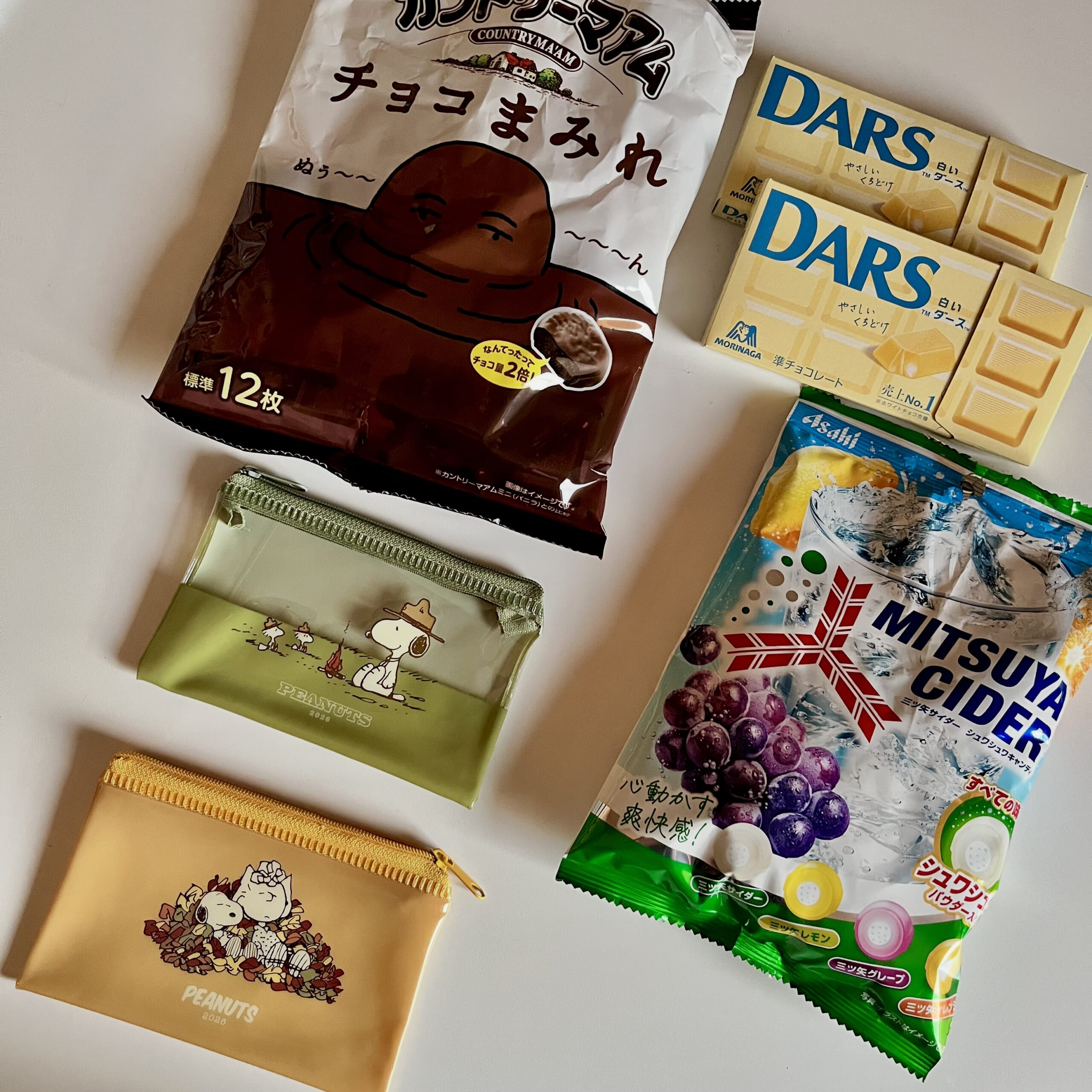お菓子　ポーチ　ビニールポーチ