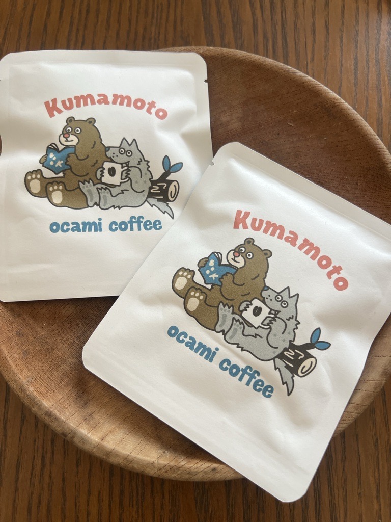 熊本空港お土産 ドリップコーヒー okami coffee
