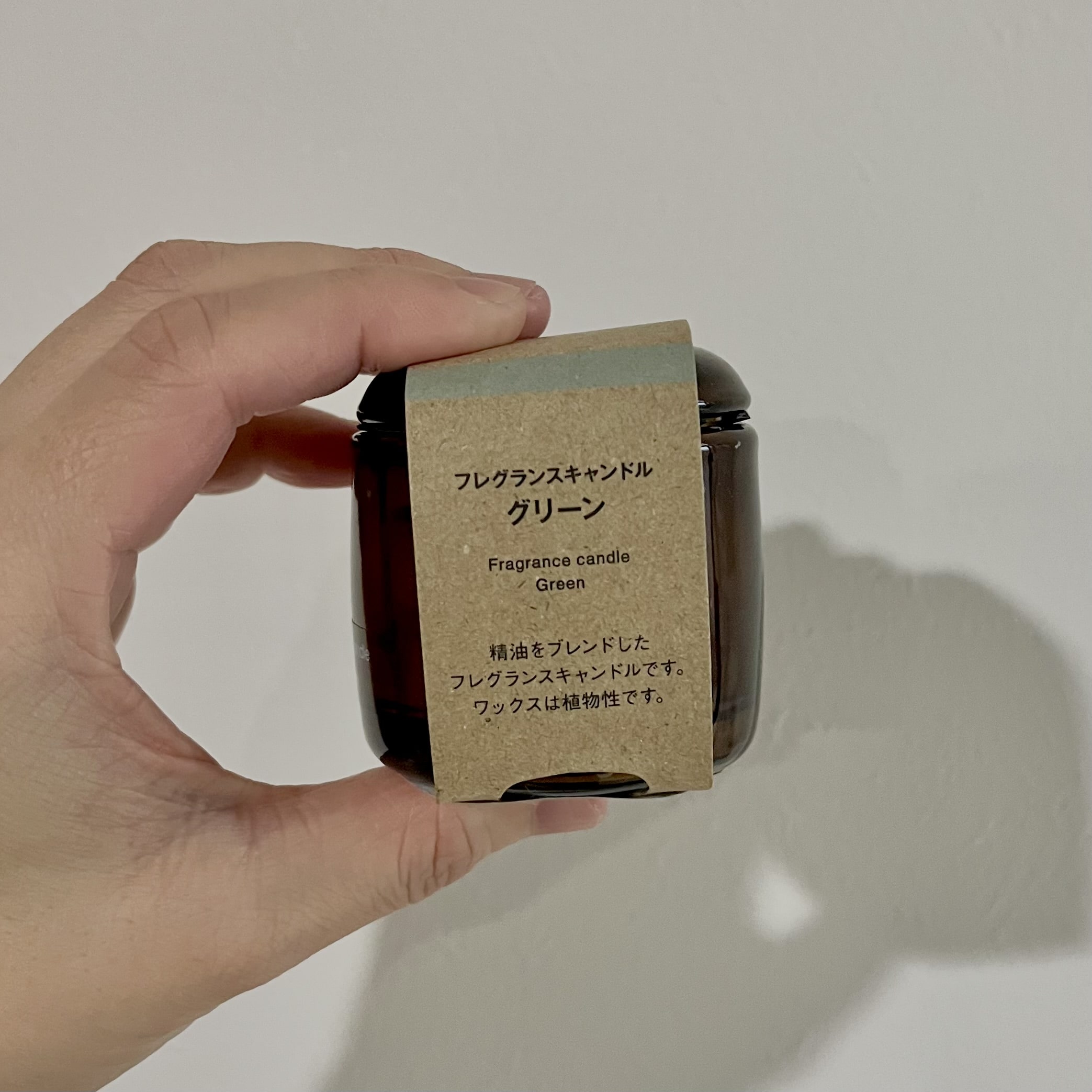 キャンドル　アロマキャンドル　無印良品
