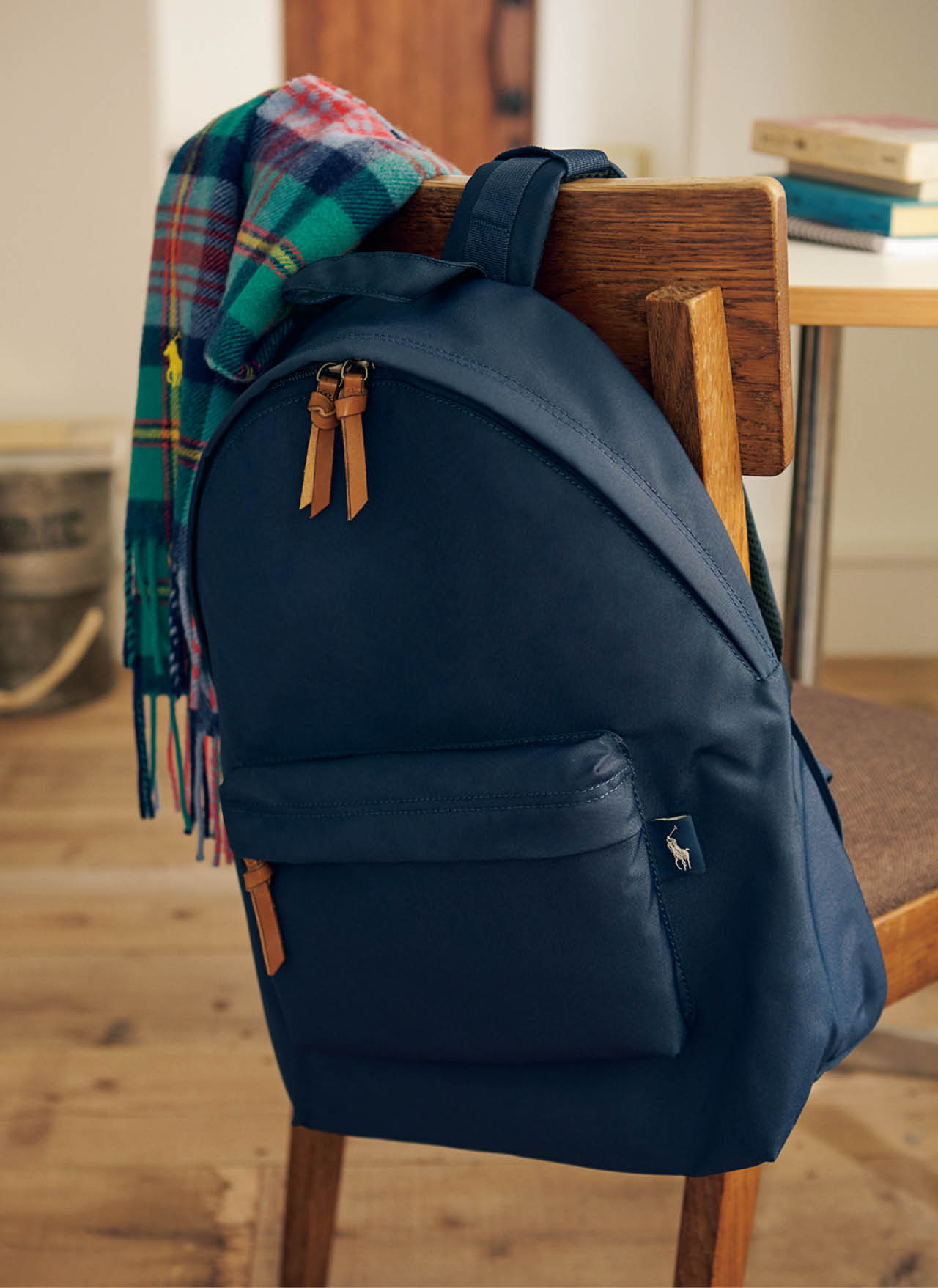 POLO RALPH LAUREN(ポロ ラルフ ローレン)POLY BACK PACKとPOLO RALPH LAUREN(ポロ ラルフ ローレン)CLASSIC PLAID SCARF