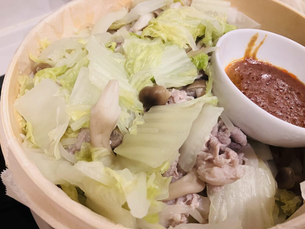 無印良品
蒸篭蒸し
白菜
豚肉