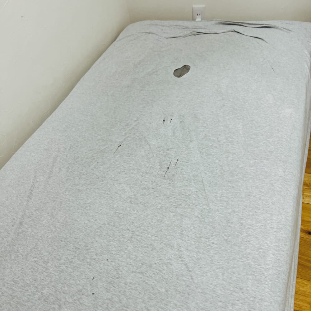 無印良品　シーツ