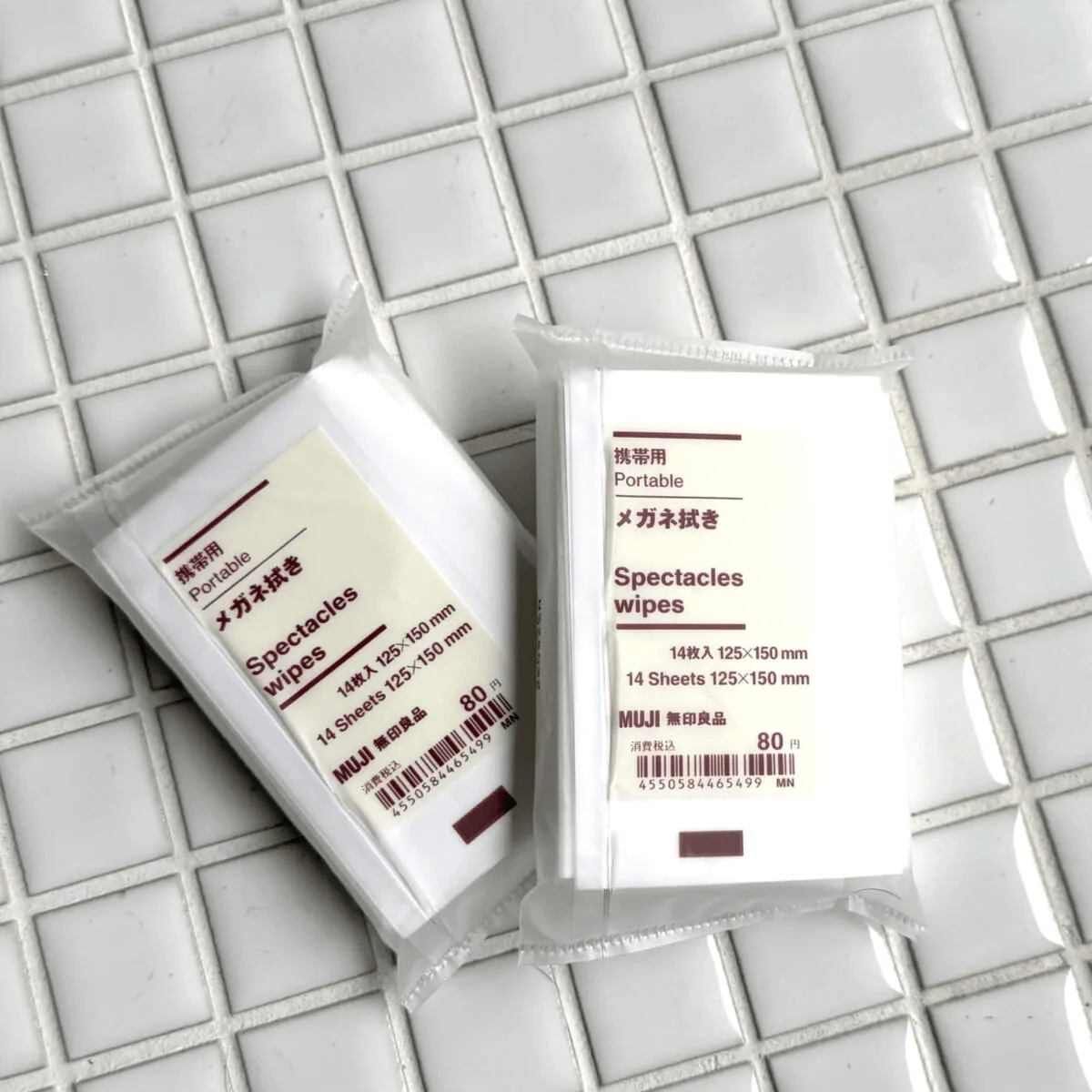 「携帯用メガネ拭き」商品