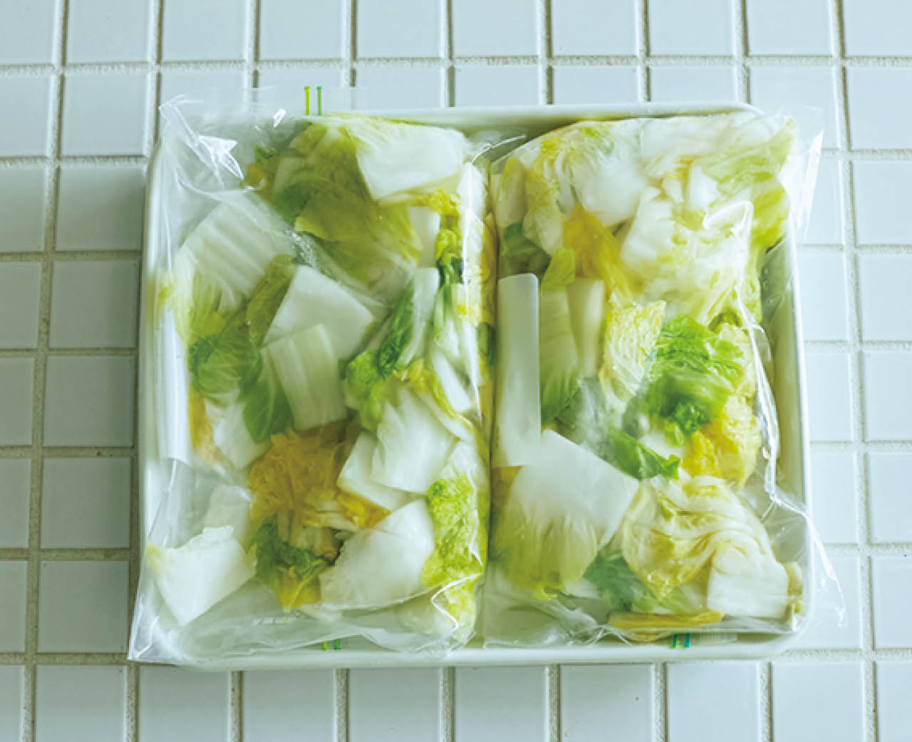 塩もみ白菜