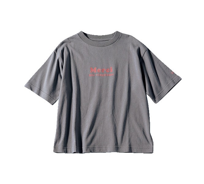 12closet (トゥエルブクローゼット)【洗える】USA コットン Merci Tシャツ