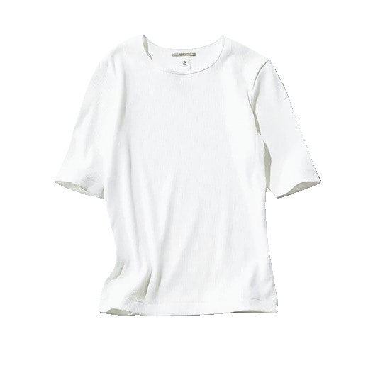 12closet (トゥエルブクローゼット)
【福田麻琴さんコラボ】【洗える】ジュエリー映えする 究極のリブTシャツ