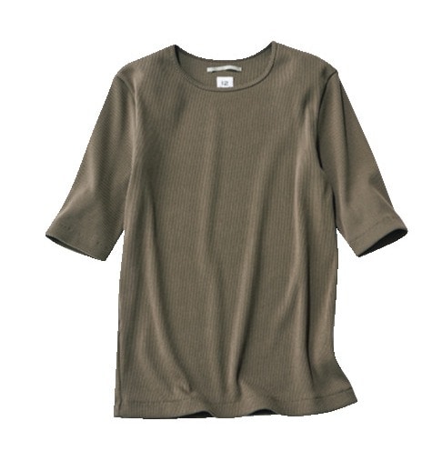 12closet (トゥエルブクローゼット)
【福田麻琴さんコラボ】【洗える】ジュエリー映えする 究極のリブTシャツ