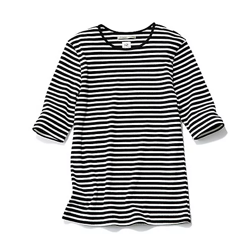 12closet (トゥエルブクローゼット)
【福田麻琴さんコラボ】【洗える】ジュエリー映えする 究極のリブTシャツ