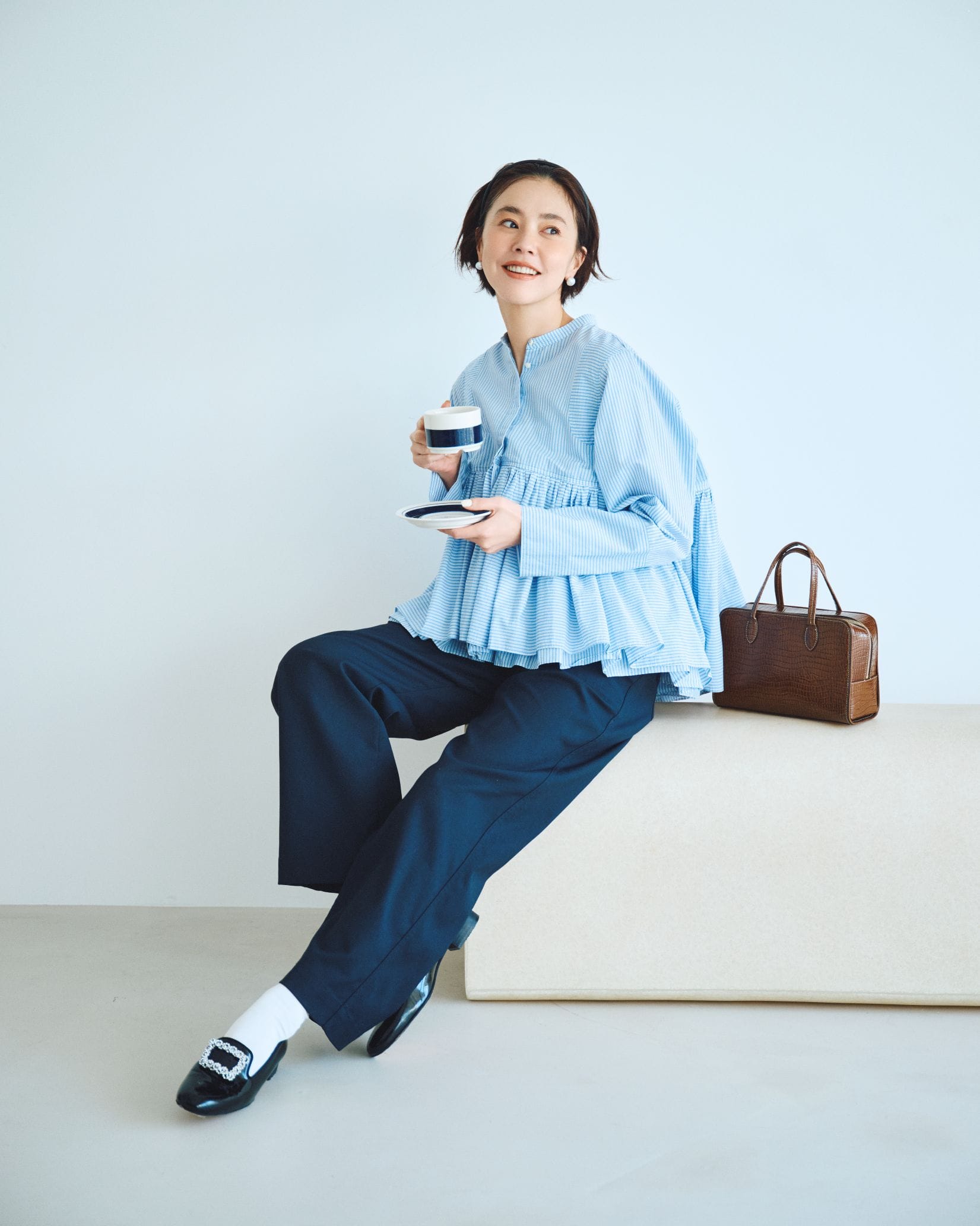 LEEマルシェ　エブリバディパンツ　12closet　浅見れいな