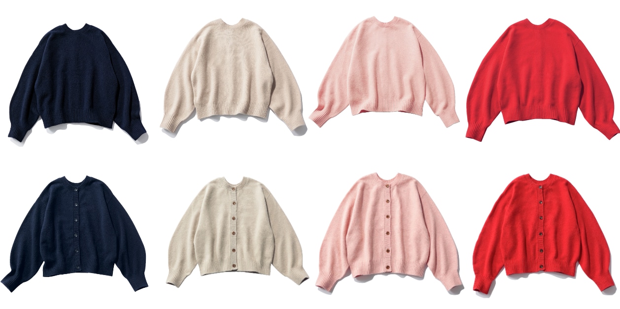 12closet カシミヤ混ホールガーメントニット