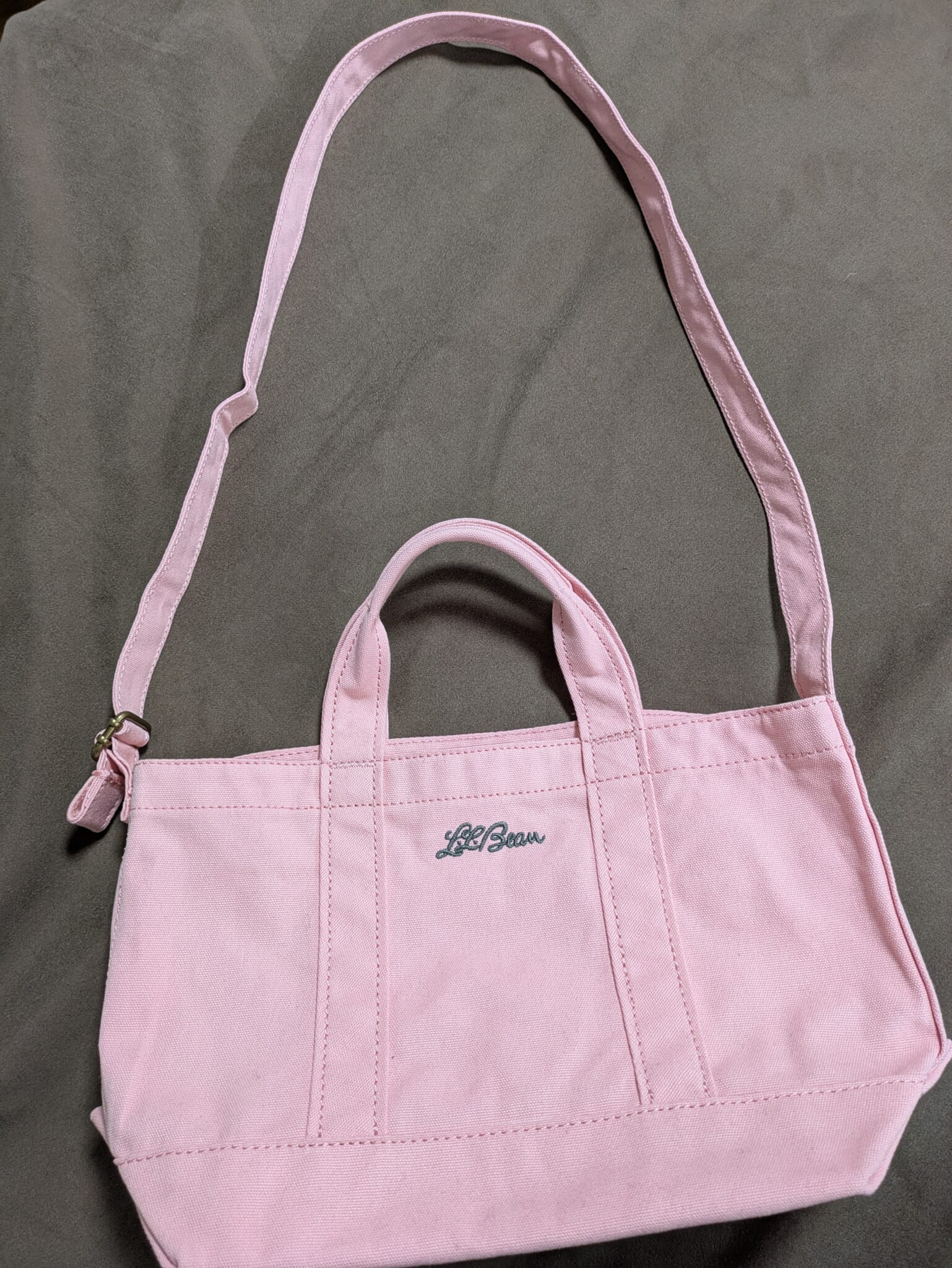 L.L.Bean✕LEE100人隊コラボトートピンク色