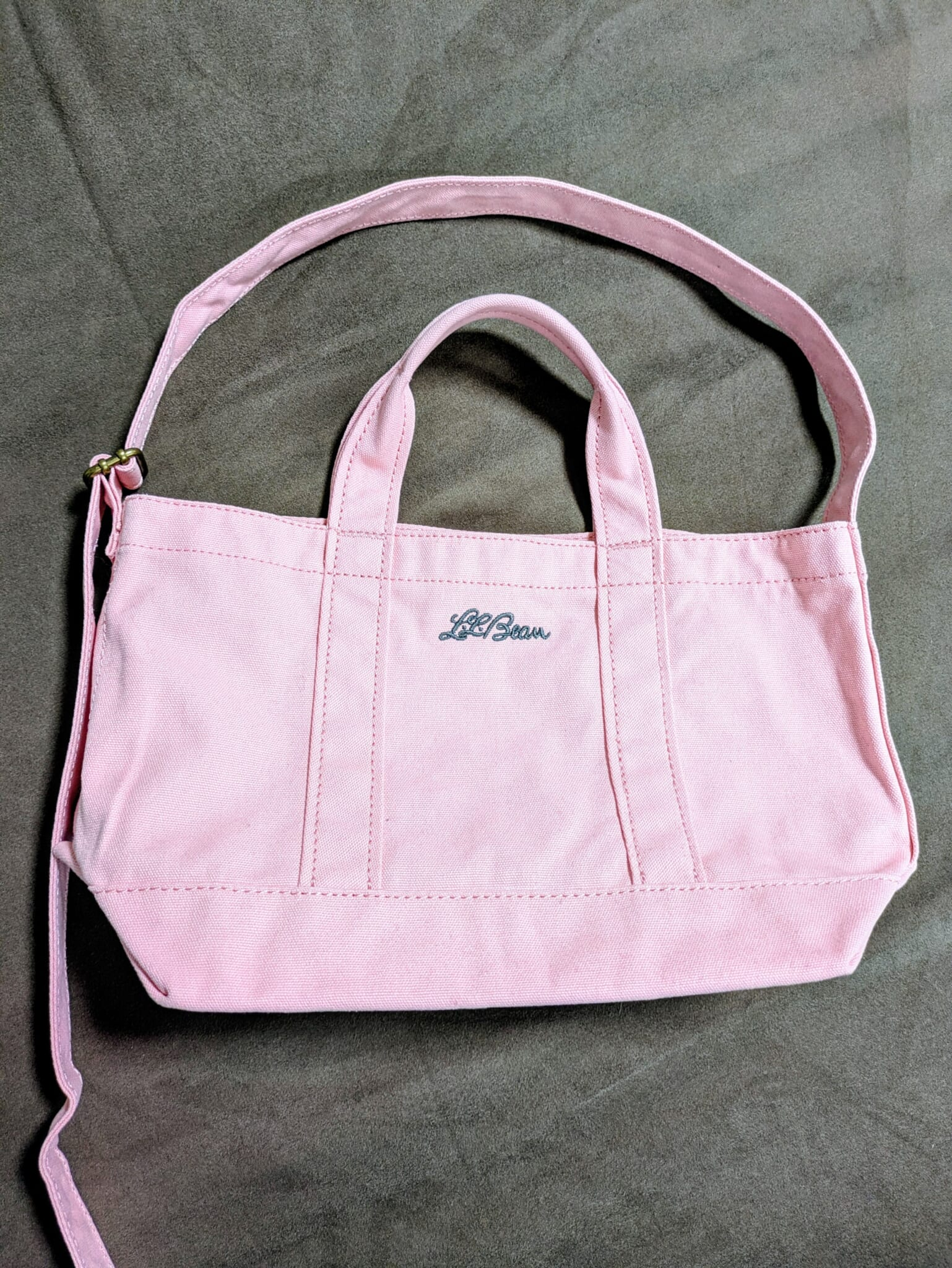 L.L.Bean✕LEE100人隊コラボトートピンク色