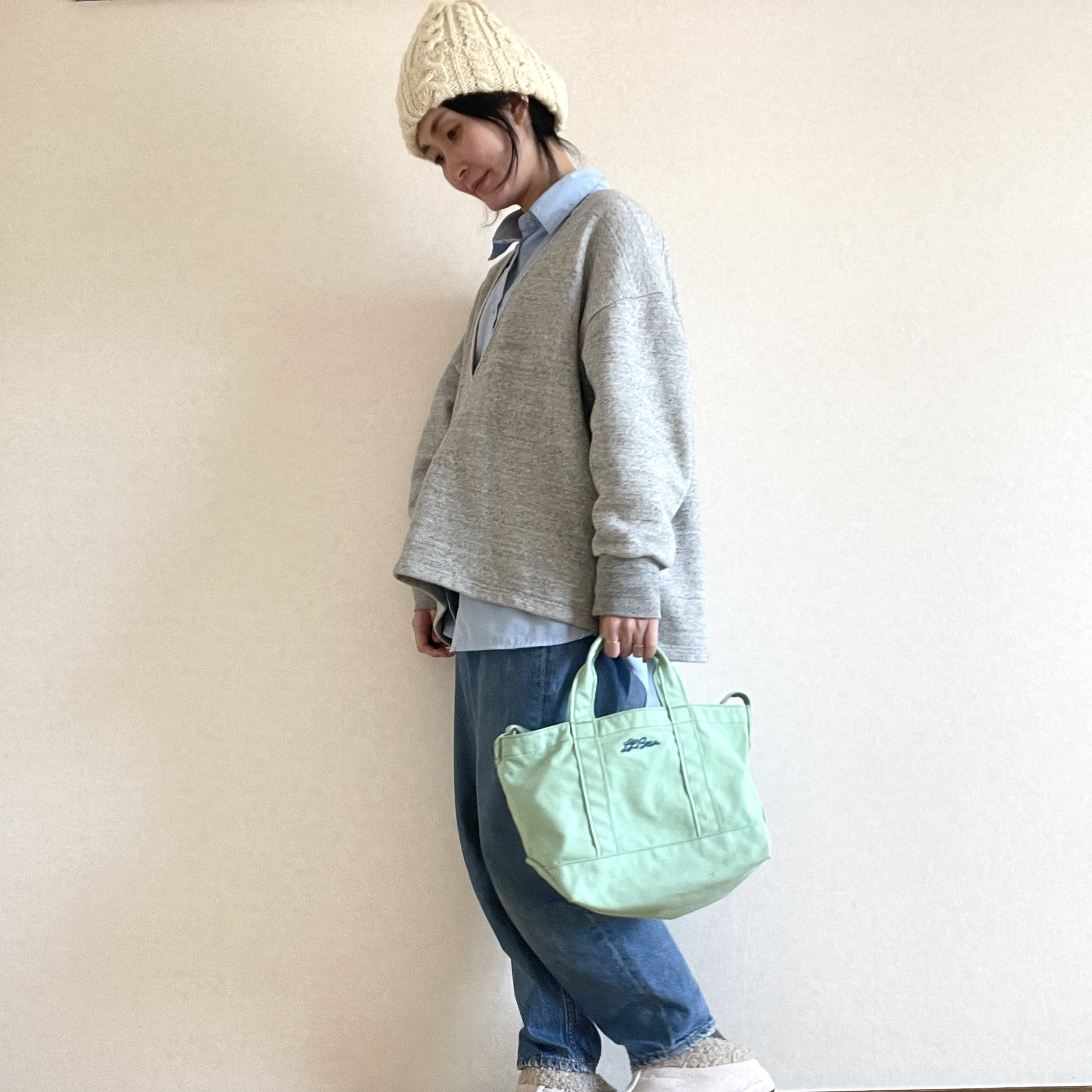 【LEE別注】【洗える】LEE100人隊コラボ グローサリー・２WAYスモールトート